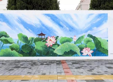 三门墙绘施工材料制作工艺说明