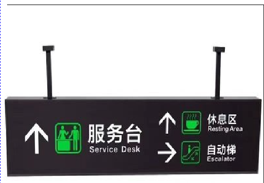 三门吊牌灯箱制作流程。