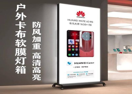 三门户外防水灯箱的应用特点及适用范围。