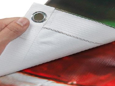 三门喷绘和刀刮布的工艺区别。