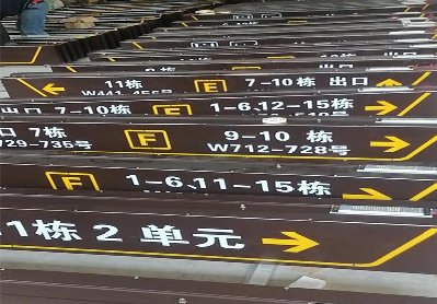 三门广告标识中，常见的几种安装方式。